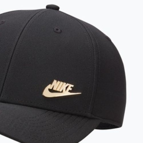 Czapka z daszkiem Nike Dri-Fit Club black/metallic gold