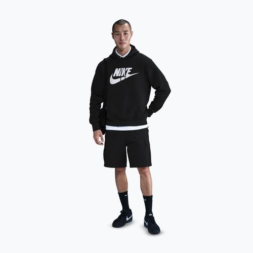 Bluza męska Nike Club Pullover Hoodie black/black/white