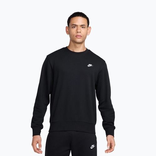 Bluza męska Nike Club French Terry Crew black/white