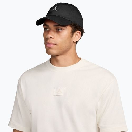 Czapka z daszkiem Nike Jordan Club Unstructured Curved-Bill black/white