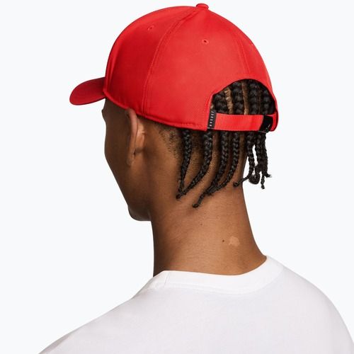 Czapka z daszkiem Nike Jordan Rise Structured Metal Jumpman chile red/r511