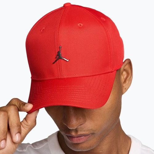Czapka z daszkiem Nike Jordan Rise Structured Metal Jumpman chile red/r511