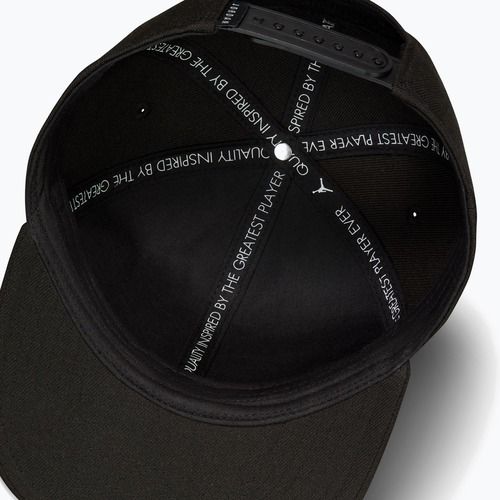 Czapka z daszkiem Nike Jordan Rise Structured Curved-Bill black/white