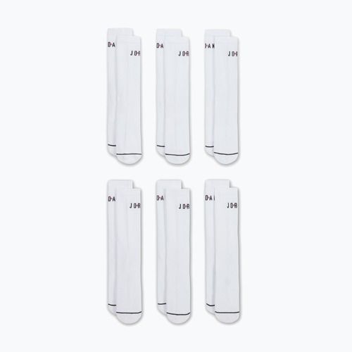 Skarpety  Jordan Everyday Crew 6 par white/gym red/black