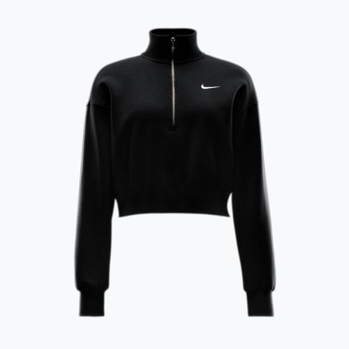 Bluza damska Nike Sportswear Phoenix Fleece 1/2 Zip Cropped black/sail