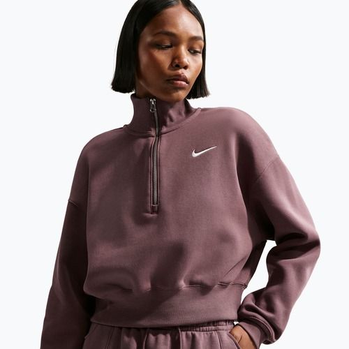 Bluza damska Nike Sportswear Phoenix Fleece 1/2 Zip Cropped tattoo/sail