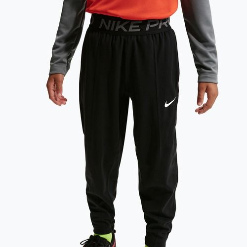 Spodnie dziecięce Nike Pro Dri-Fit black/smoke grey/white