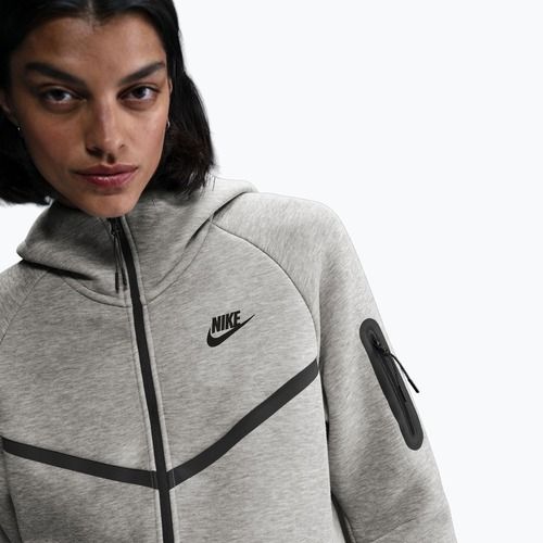 Bluza damska Nike Sportswear Tech Fleece Windrunner dark grey heather/black