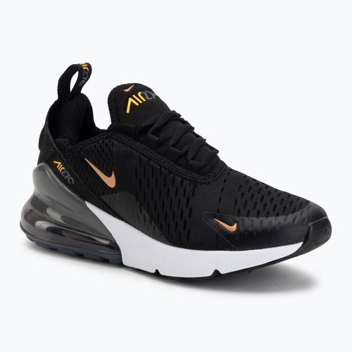 Buty dziecięce Nike Air Max 270 black/laser orange/metallic copper