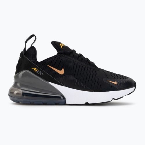Buty dziecięce Nike Air Max 270 black/laser orange/metallic copper