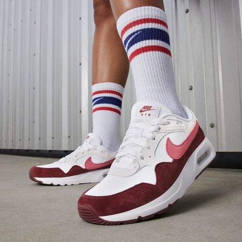 Buty damskie Nike Air Max SC white/team red/adobe