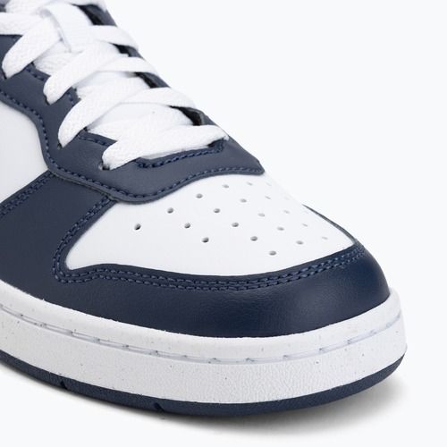 Buty dziecięce Nike Court Borough Low Next Bloom white/white/midnight navy