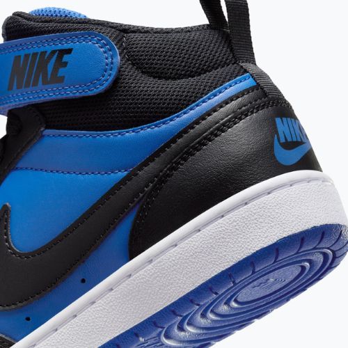 Buty dziecięce Nike Court Borough Mid 2 game royal/white/black