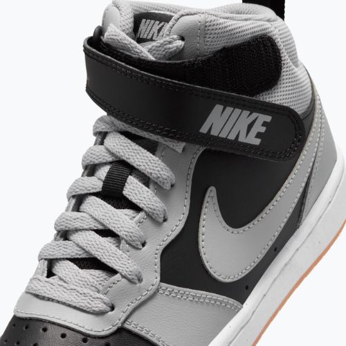 Buty Nike Court Borough Mid 2 black/white/gum med brown/light smoke grey