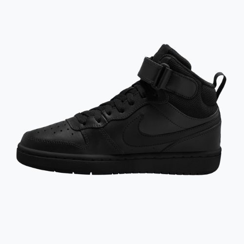 Buty dziecięce Nike Court Borough Mid 2 black/black/black