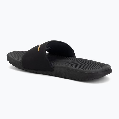 Klapki dziecięce Nike Kawa black/metallic gold