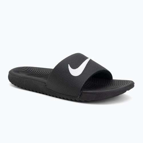 Klapki dziecięce Nike Kawa black/white