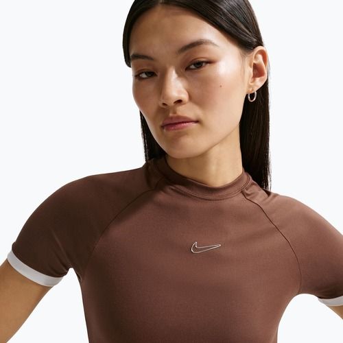 Koszulka damska Nike Gloss Fitted Top light chocolate