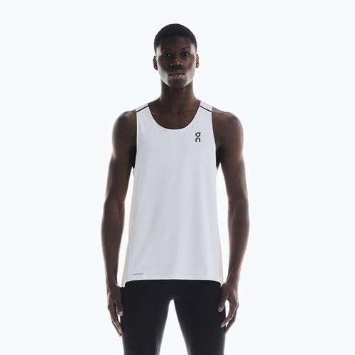 Koszulka do biegania męska On Performance Tank white/silver