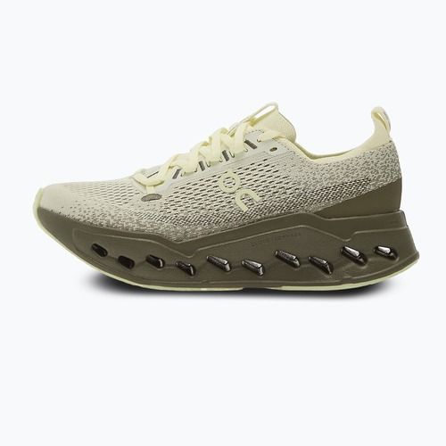 Buty do biegania damskie On Cloudsurfer Max seedling/olive