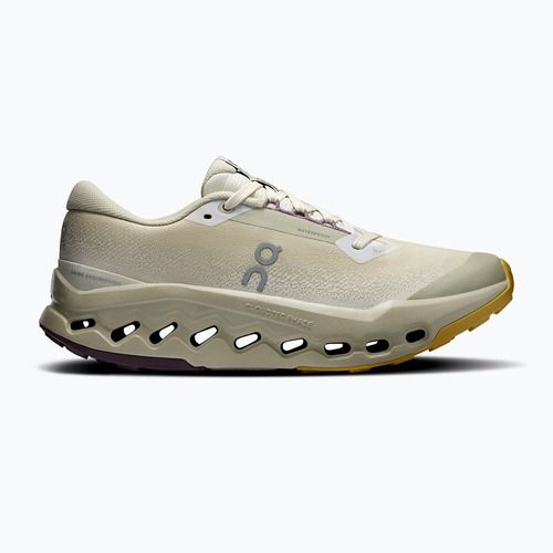 Buty do biegania damskie On Cloudsurfer Trail 2 Waterproof ghost/chalk