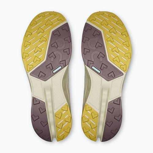 Buty do biegania damskie On Running Cloudsurfer Trail 2 Waterproof ghost/chalk