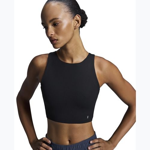 Top do biegania damski On Core 2-in-1 Crop black