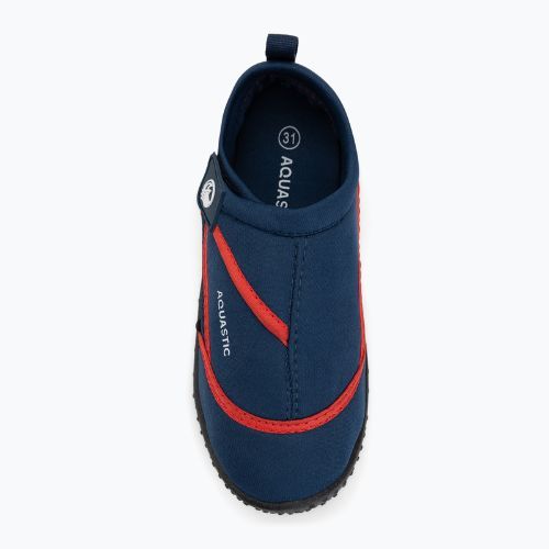 Buty do wody dziecięce AQUASTIC Nino granatowy/czerwony