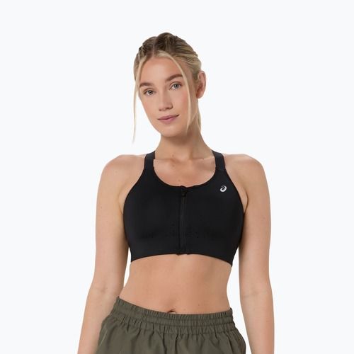 Biustonosz treningowy ASICS Road Combination Zip performance black