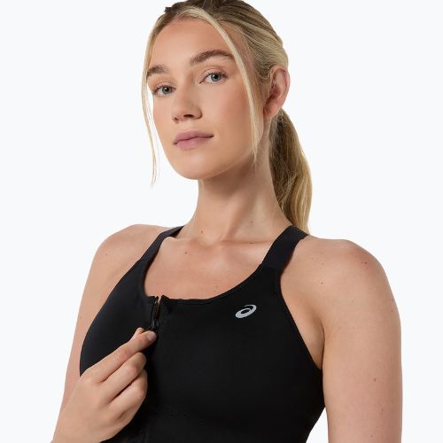 Biustonosz treningowy ASICS Road Combination Zip performance black