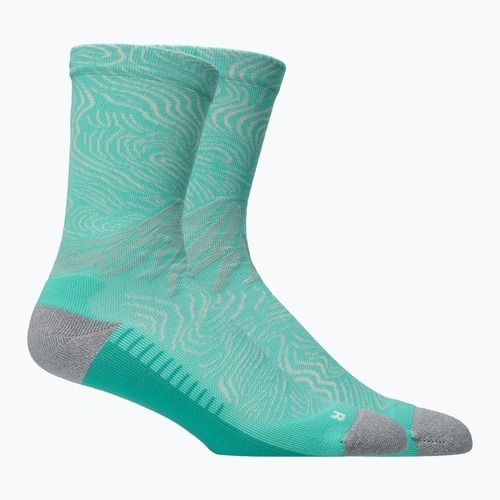 Skarpety ASICS Fujitrail Graphic Crew aurora green/light dust