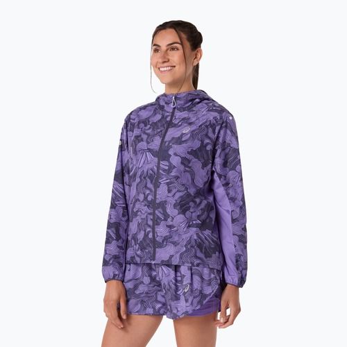Kurtka do biegania damska ASICS Fujitrail Packable amethyst
