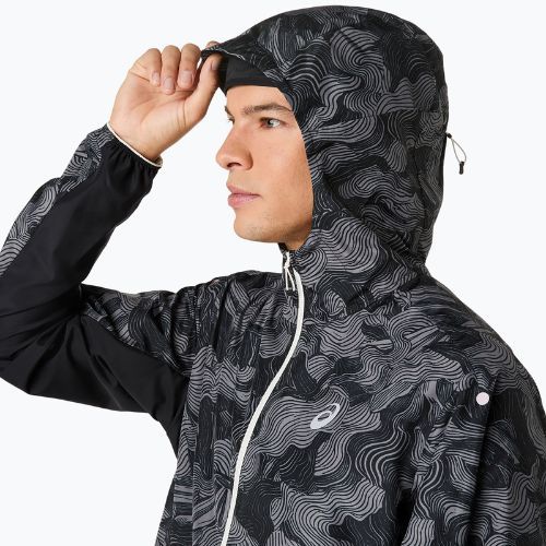 Kurtka do biegania damska ASICS Fujitrail Packable performance black