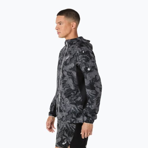 Kurtka do biegania damska ASICS Fujitrail Packable performance black