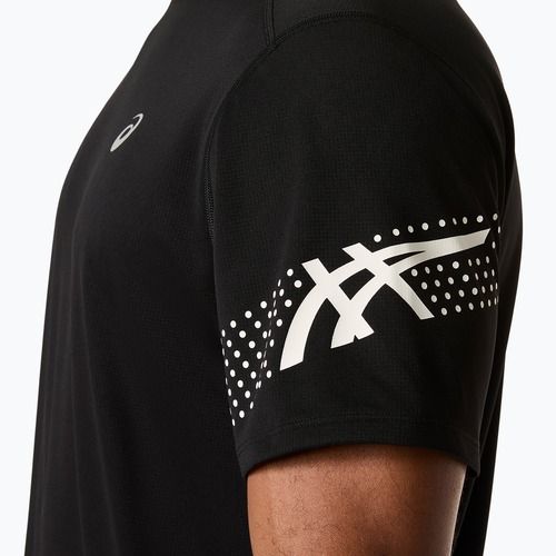 Koszulka do biegania męska ASICS Icon performance black/cream