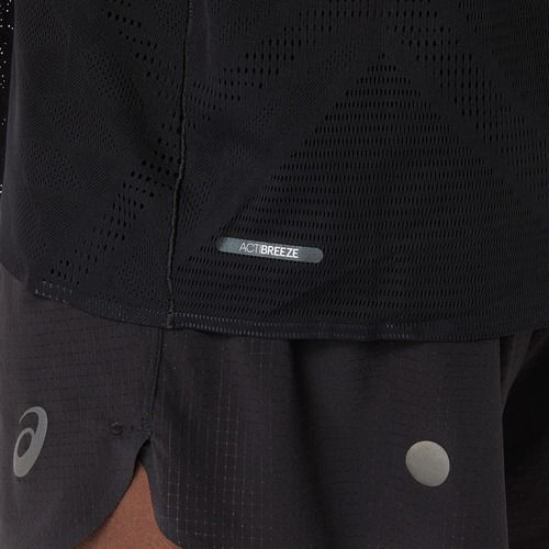 Koszulka do biegania męska ASICS Metarun performance black