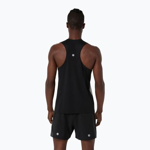 Koszulka do biegania męska ASICS Road Fade Singlet performance black/cream