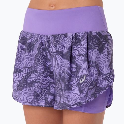 Spodenki do biegania damskie ASICS Road All Over Print amethyst