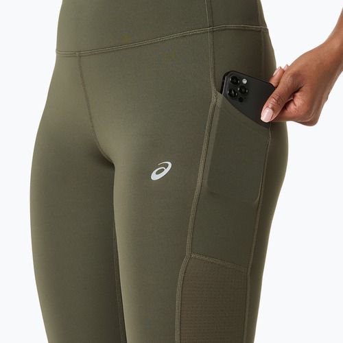Legginsy do biegania damskie ASICS Core Tight dark olive
