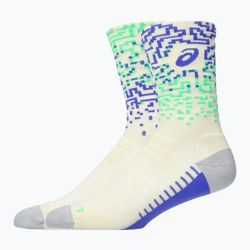 Skarpety ASICS Performance Run Crew ivory/cobalt burst/vital green