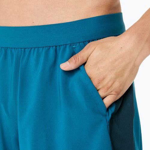 Spodenki do biegania męskie ASICS Road 7IN tranquil teal/dark teal/yamabuki