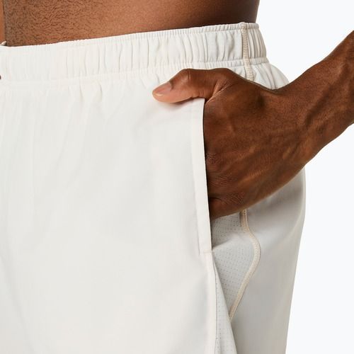 Spodenki do biegania męskie ASICS Icon 7IN cream/vital green