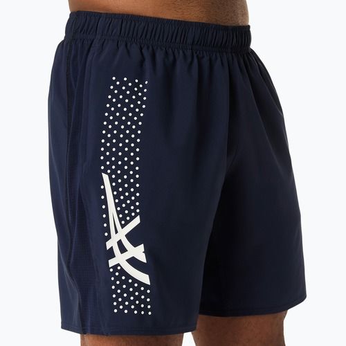 Spodenki do biegania męskie ASICS Icon 7IN midnight/cream