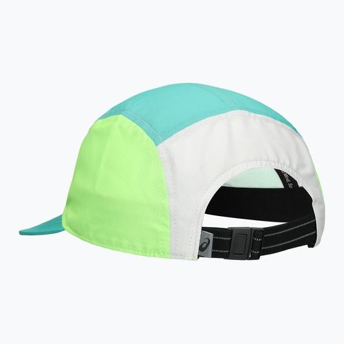 Czapka z daszkiem ASICS Performance Running 5 panel aurora green/cream