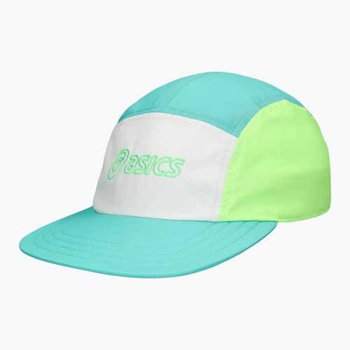 Czapka z daszkiem ASICS Performance Running 5 panel aurora green/cream