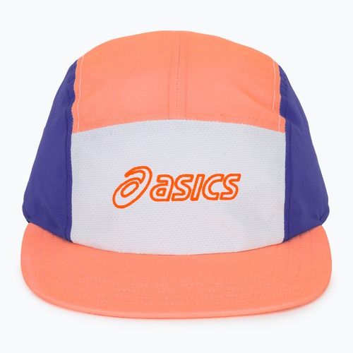 Czapka z daszkiem ASICS Performance Running 5 Panel sun coral/brilliant white