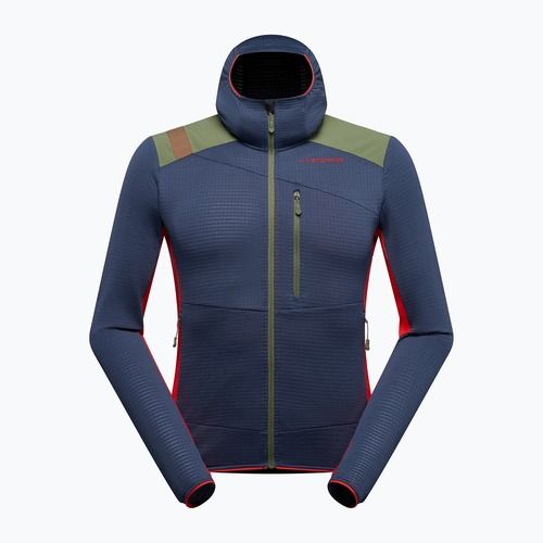 Bluza polarowa męska La Sportiva Aequilibrium Thermal Hoody night sky/mountain red