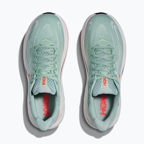 Buty do biegania męskie HOKA Clifton 10 Wide sage/neon flame