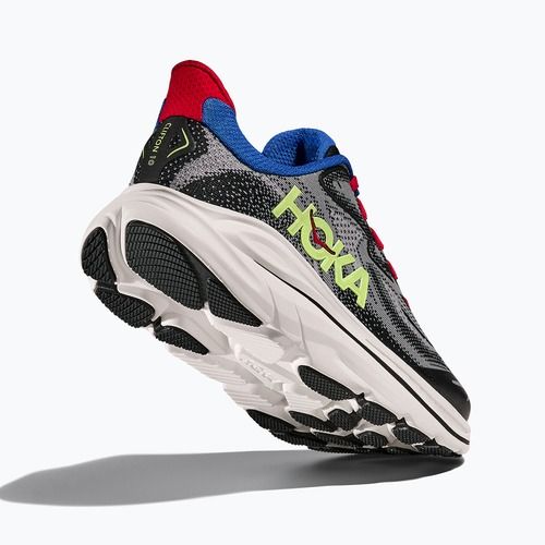Buty do biegania dziecięce HOKA Clifton 10 foggy grey/black