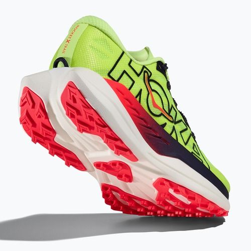 Buty do biegania męskie HOKA Rocket X Trail neon Yuzu/neon flame